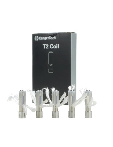 Pack de 5 Résistances T2 kangertech 1.8 OHM